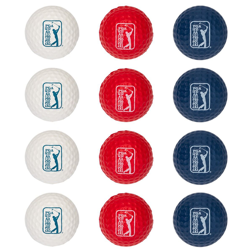 Vist Large View of Product Image Which is New Franklin PGA Foam Practice Golf Balls- 12 Pack