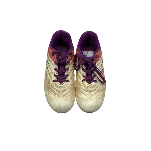 Vist Large View of Product Image Which is Used Dsg Soccer Cleats Purple And Pink Junior 01