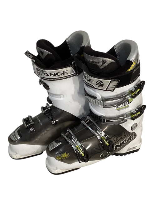 Vist Large View of Product Image Which is Used Lange BLASTER 80 Mens Downhill Ski Boot White