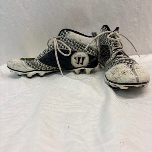 Vist Large View of Product Image Which is Used Warrior LAX Cleats Mens Black Senior 10.5