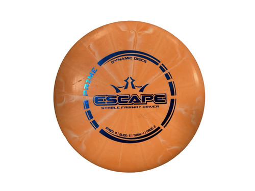 Vist Large View of Product Image Which is Used Dynamic Discs ESCAPE PRIME Disc Golf Driver Orange