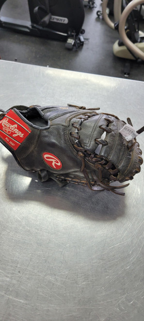 Vist Large View of Product Image Which is Used Rawlings PREMIUM SERIES BB/SB Catchers RH Throw Black 32 1/2"