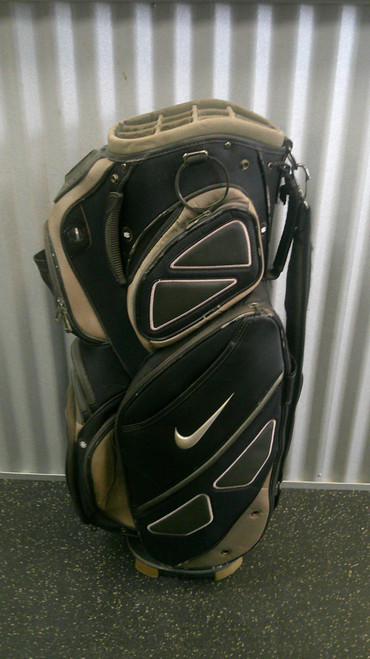 Vist Large View of Product Image Which is Used Nike CART BAG Mens Cart Bag Black