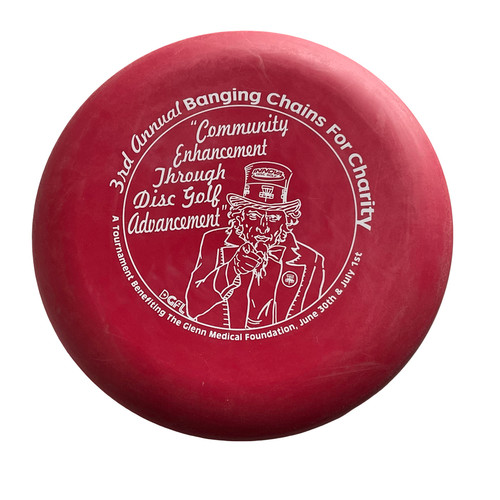 Vist Large View of Product Image Which is Used Innova DX AVIAR Disc Golf Putter Red