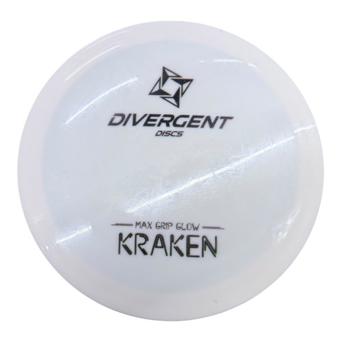 Vist Large View of Product Image Which is Used DIVERGENT KRAKEN Disc Golf Driver White 167g