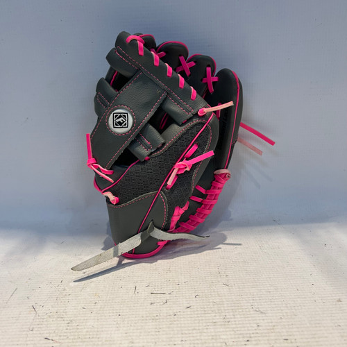 Vist Large View of Product Image Which is Used Franklin READY TO PLAY 9.5 BB/SB Glove RH Throw Grey 9 1/2"