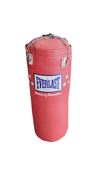 Vist Large View of Product Image Which is Used Everlast HEAVY BAG Boxing Heavy Bag Red 40 lb
