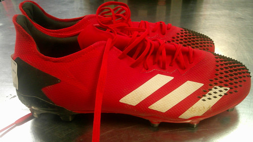 Vist Large View of Product Image Which is Used Adidas Soccer Cleats Red Senior 9