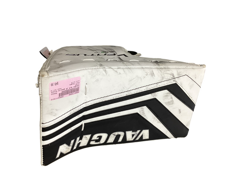Vist Large View of Product Image Which is Used Vaughn SLR JR Junior Goalie Blocker White