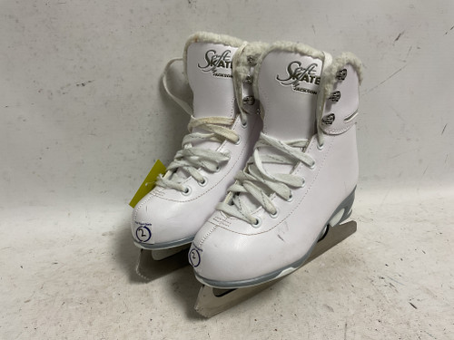 Vist Large View of Product Image Which is Used Jackson SOFT SKATES Girls Softboot Skate White Junior 02