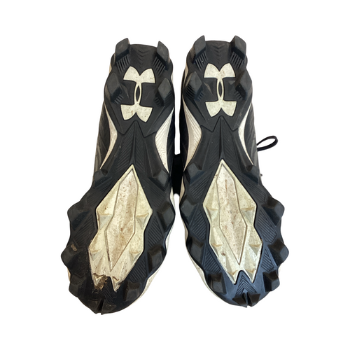 Vist Large View of Product Image Which is Used Under Armour Adult FB Cleats Black Senior 8.5