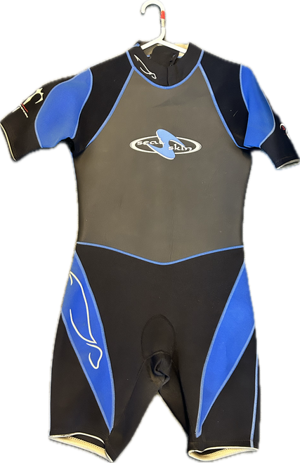 Vist Large View of Product Image Which is Used 3/2 Mens Full Suit Black MD Tall