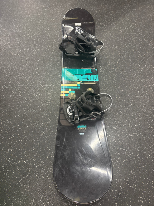 Vist Large View of Product Image Which is Used Morrow SOURCE SB Mens Board/Bindings Black 159 cm
