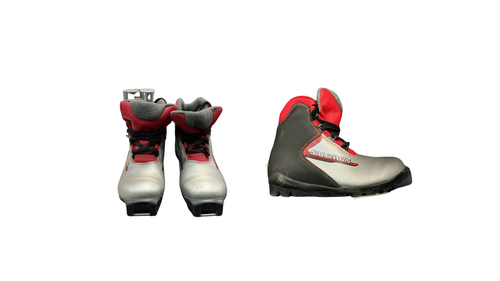 Vist Large View of Product Image Which is Used Salomon Boys Other XC Ski Boots Red JR-03