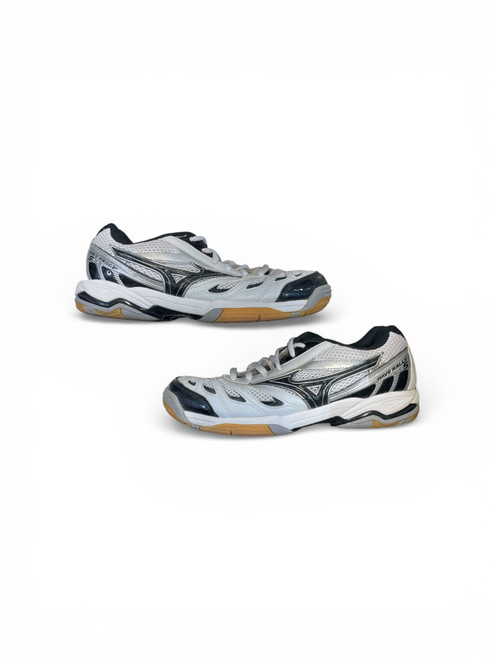 Vist Large View of Product Image Which is Used Mizuno VB Shoes Adult White Senior 6.5