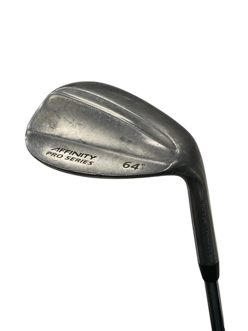 Vist Large View of Product Image Which is Used Affinity POWER SPIN Golf Wedge Mens RH 64 Degree