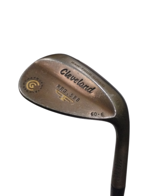 Vist Large View of Product Image Which is Used Cleveland REG 588 RAW TOUR GRIND Golf Wedge Mens RH 60 Degree