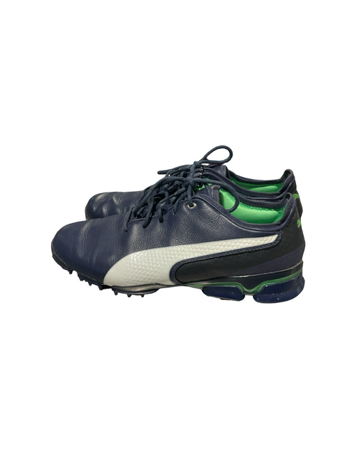 Vist Large View of Product Image Which is Used Puma Mens Golf Shoes Navy Blue Senior 8.5