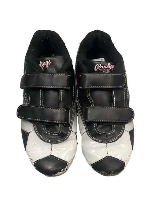Vist Large View of Product Image Which is Used Rawlings LENE-2 BB/SB Cleats Black Junior 02