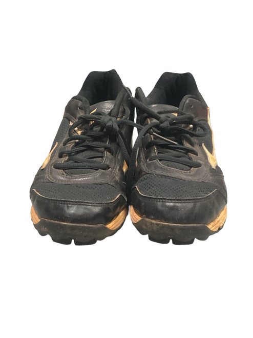 Vist Large View of Product Image Which is Used Mizuno FLV 1212 BB/SB Cleats Black Senior 6