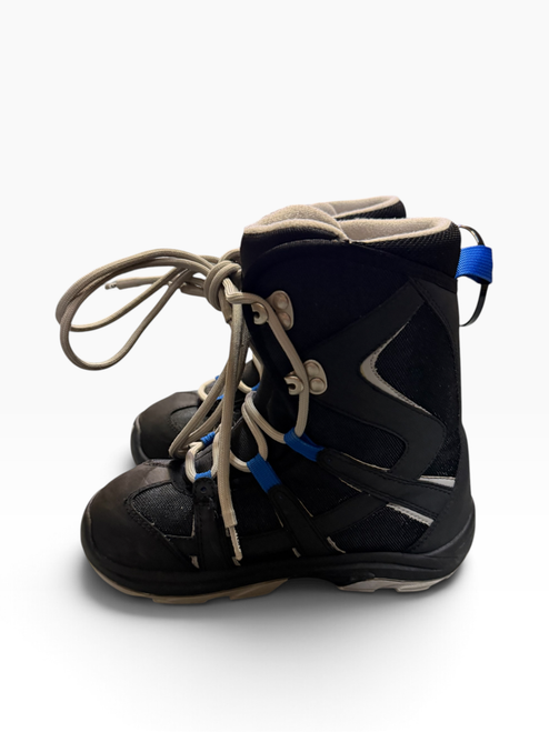 Vist Large View of Product Image Which is Used Burton MOTO Boys Snowboard Boots Black Junior 05