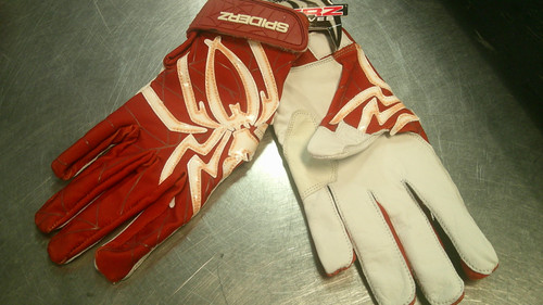 Vist Large View of Product Image Which is Used BB/SB Batting Gloves Red MD