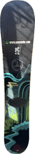 Vist Large View of Product Image Which is Used Burton TWIN 47 Mens Snowboard Only Black 147 cm