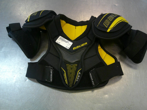 Vist Large View of Product Image Which is Used Bauer MX3 Youth Shoulder Pads SM