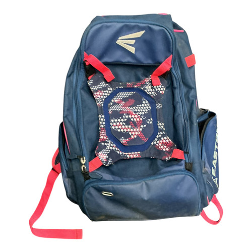 Vist Large View of Product Image Which is Used Easton WALK OFF BB/SB Player Backpack Navy Blue