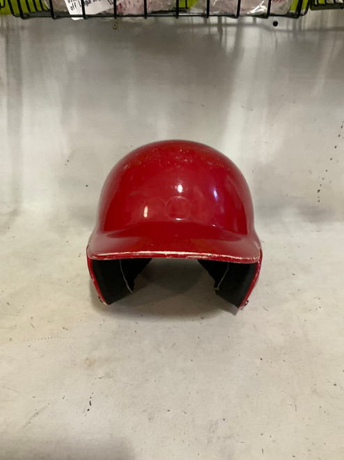 Vist Large View of Product Image Which is Used Rawlings BATTING HELMET 6 1/4-6 7/8 Batting Helmet No Mask Red XS