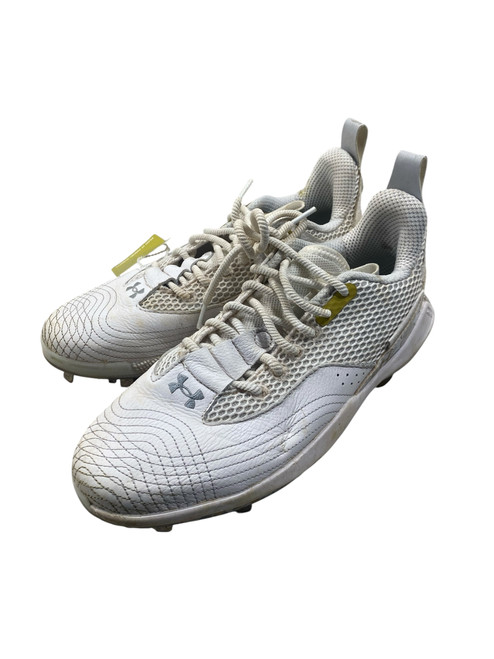 Vist Large View of Product Image Which is Used Under Armour HARPER 7 BB CLEATS BB/SB Cleats White Youth 08.5