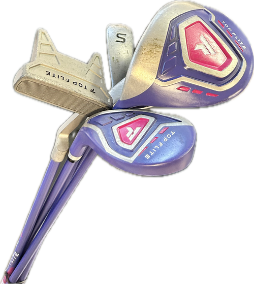 Vist Large View of Product Image Which is Used Top Flite JR PINK/PRP Jr Package Set LH Purple 5 Piece