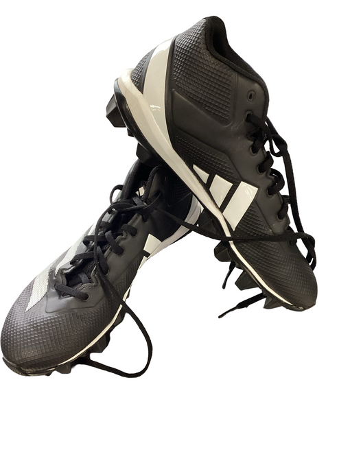 Vist Large View of Product Image Which is Used Adidas ADIZERO BOUNCE BB/SB Cleats Black Senior 9