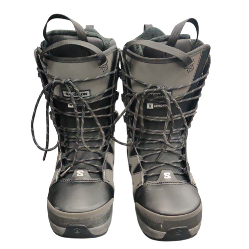 Vist Large View of Product Image Which is Used Salomon X APPROACH LACE SJ BOA Mens Snowboard Boots Black Senior 8