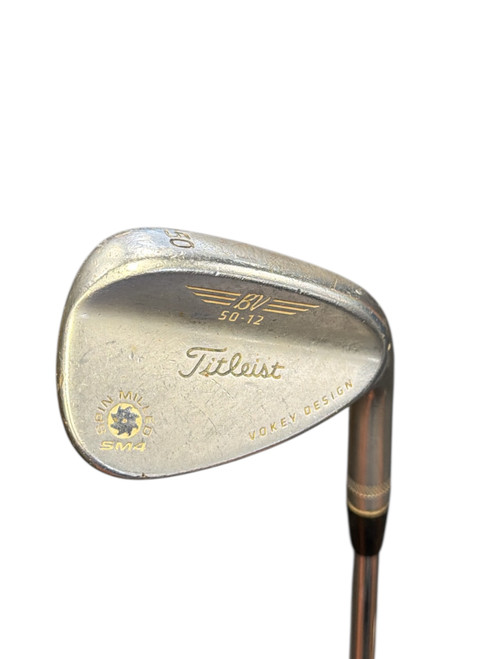 Vist Large View of Product Image Which is Used Titleist VOKEY SM4 Golf Wedge Mens RH 50 Degree