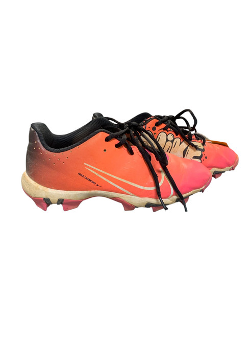 Vist Large View of Product Image Which is Used Nike DIAMOND SZ 6 PNK/BLK/WHT BB/SB Cleats Pink Senior 6