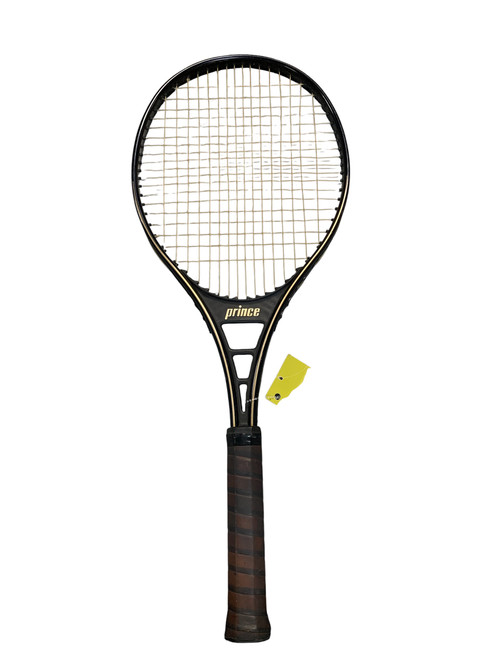 Vist Large View of Product Image Which is Used Prince TENNIS RACQUET Adult Tennis Racquet Black 4 1/2"
