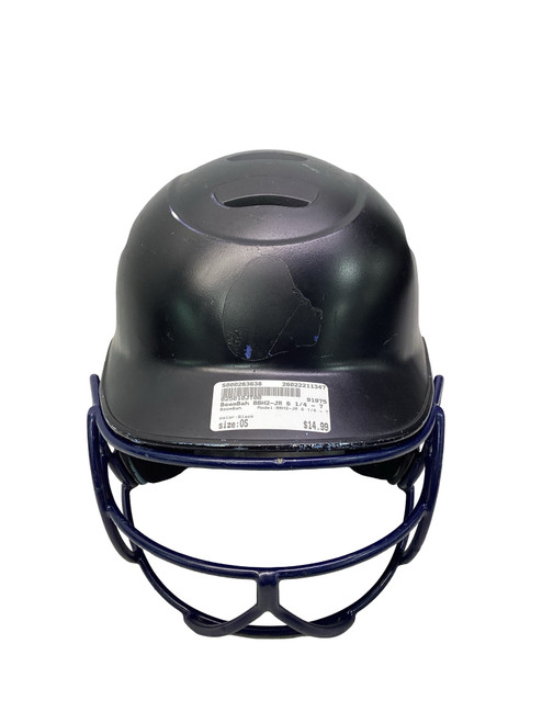 Vist Large View of Product Image Which is Used BoomBah BBH2-JR 6 1/4 - 7 Batting Helmet w/Mask Black One Size
