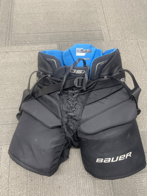 Vist Large View of Product Image Which is Used Bauer GSX GOAL PANT Junior Goalie Pant Black L/XL