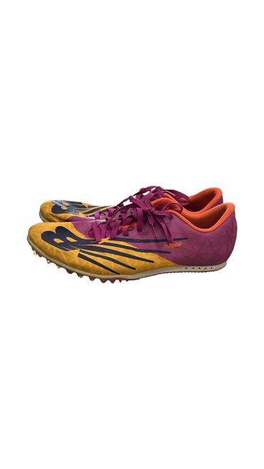 Vist Large View of Product Image Which is New Balance, Track & Field, Cleats, Adult, Magenta, Senior 9
