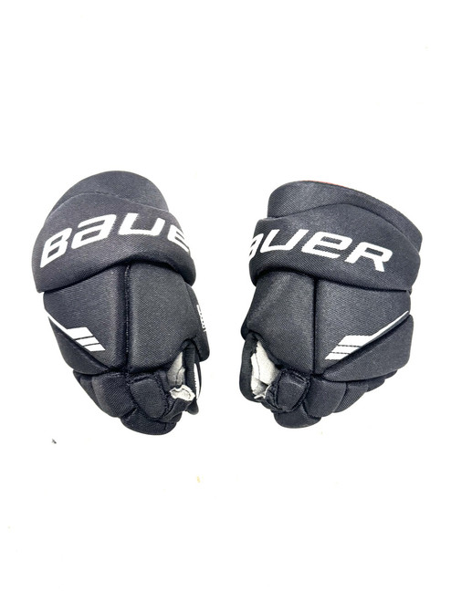 Vist Large View of Product Image Which is Used Bauer LIL SPORT Youth Gloves Black 9"