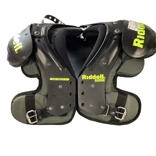 Vist Large View of Product Image Which is Used Riddell SURGE FB Shoulder Pads Grey MD