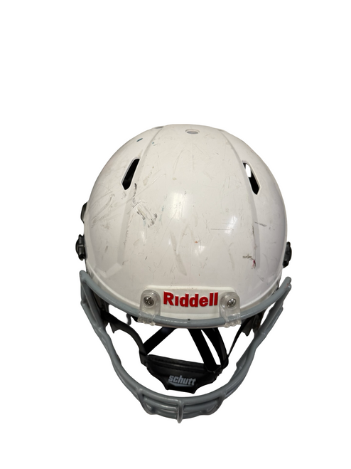 Vist Large View of Product Image Which is Used Riddell 2023 Victor-i R41187 Youth Football Helmet White L/XL