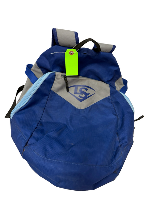 Vist Large View of Product Image Which is Used Louisville Slugger Baseball & Softball Backpack Royal Blue