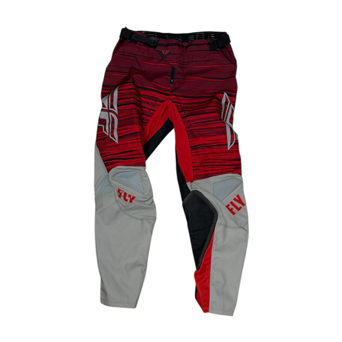 Vist Large View of Product Image Which is Used Fly Racing Youth Motocross Bottom Red Medium