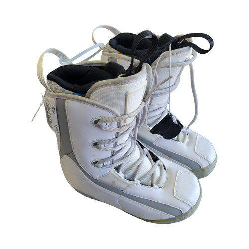 Vist Large View of Product Image Which is Used Sims SAGE BOOTS 8 WOMENS Womens Snowboard Boots White Senior 8