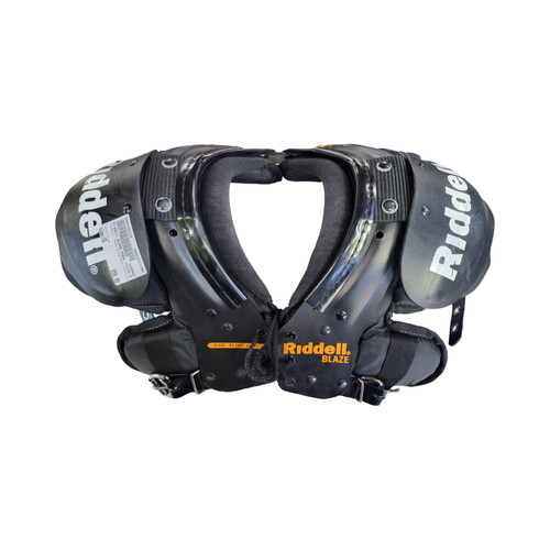 Vist Large View of Product Image Which is Used Riddell BLAZE PADS YOUTH XS FB Shoulder Pads Black XS