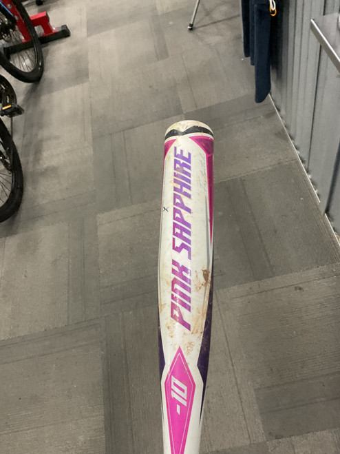 Vist Large View of Product Image Which is Used Easton PINK SAPPHIRE BB/SB Fastpitch Bat Pink 27"