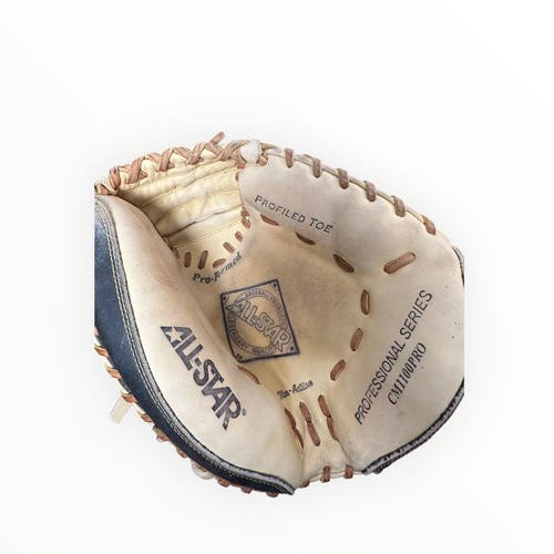 Vist Large View of Product Image Which is Used All Star CM1100PRO BB/SB Catchers RH Throw Brown 33 1/2"