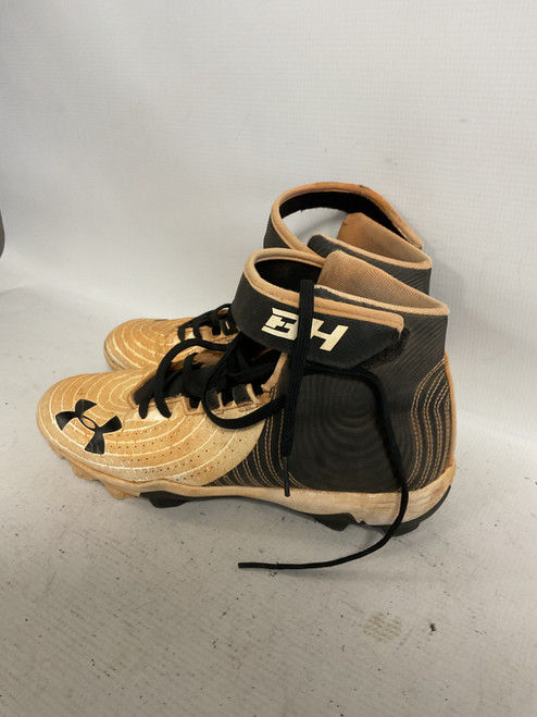 Vist Large View of Product Image Which is Used Under Armour BH BB/SB Cleats Black Senior 6.5
